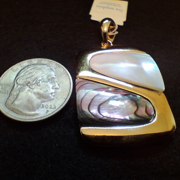 Pendant - Lia Sophia Gold and Iridescent - Picture 5 of 6